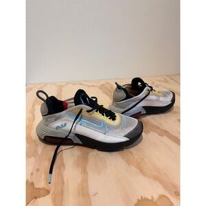 Nike Air Max 2090 White Glacier Blue Laser Orange CJ4066-103 kids 4.5Y